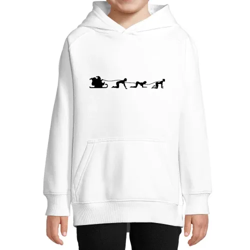 Weihnachtsschlitten mit Doggy Style Engel 2.0 Hoodie