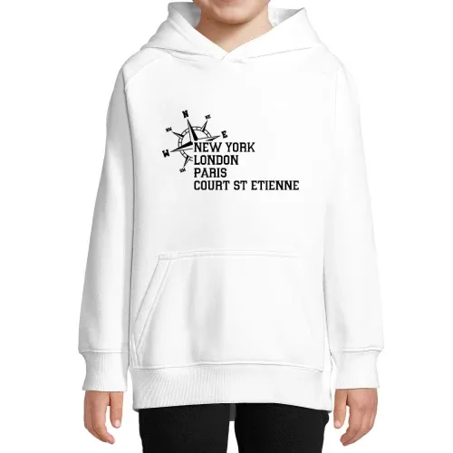 Weltstadt court st etienne Kinder Hoodie Weltstadt court st etienne Hoodie