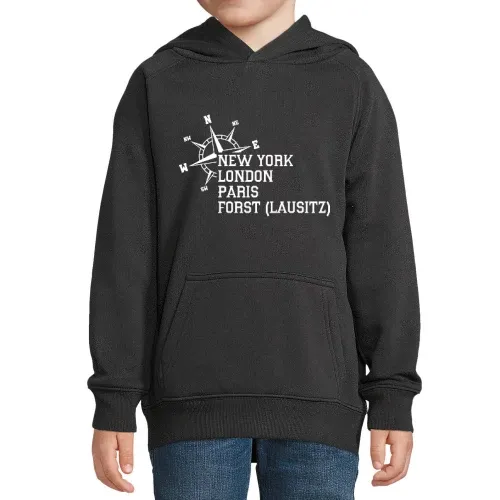Weltstadt Forst (Lausitz) Hoodie Kinder Stellar
