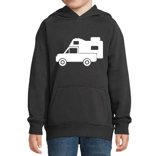 Wohnmobil Pickup Camper Wohnkabine Absetzkabine Kinder Hoodie