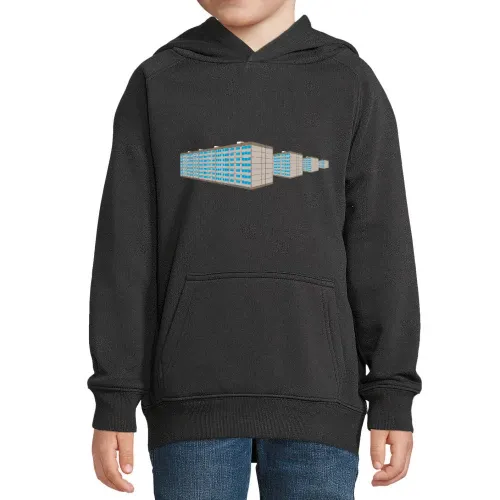 Wohnung Plattenbausiedlung Ost 3D Kinder Hoodie Wohnung Plattenbausiedlung Ost 3D Hoodie