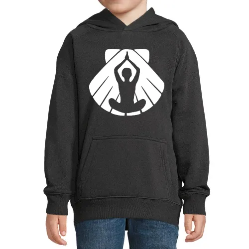 Yogamuschel Hoodie Kinder Stellar