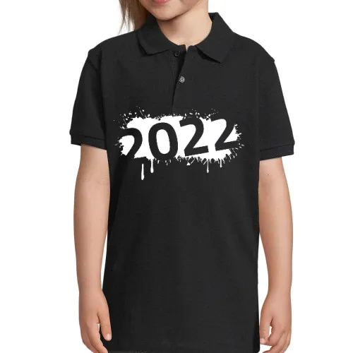 2022 Farbklecks Polo Kinder Perfect