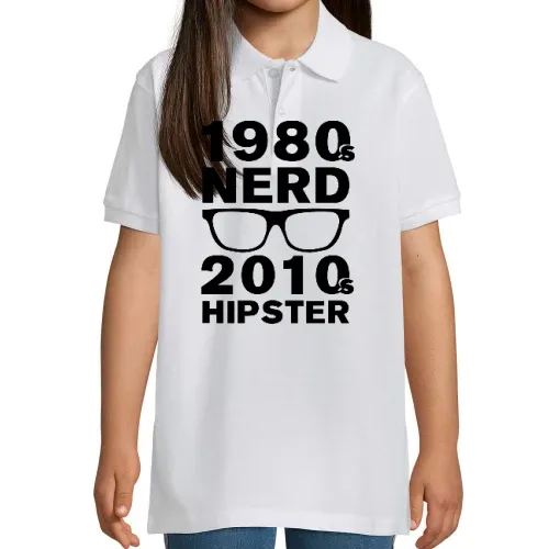 80s Nerd 2010s Hipster Kinder Polo 80s Nerd 2010s Hipster Polo