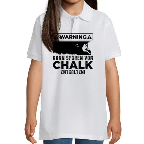 Achtung Kletterer Climber Boulderer Geschenkidee Polo Kinder Perfect