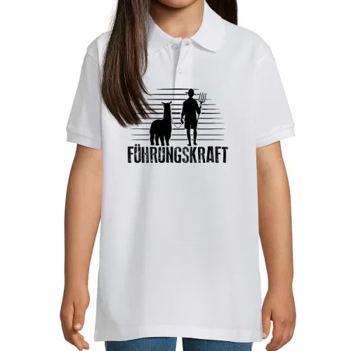 Alpaka Führungskraft - Alpaka Farm Lama Farmer Kinder Polo