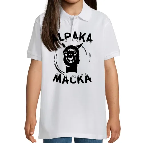 Alpaka Macka - Lama Macke - Polo Kinder Perfect