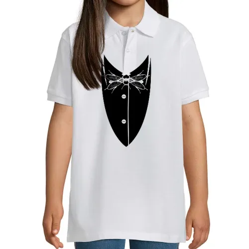 Anzug Hemd mit Stubenfliege Polo Kinder Perfect