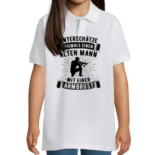 Armbrust Bogenschießen Alter Mann Bogensport Polo Kinder Perfect