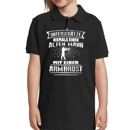 Armbrust Bogenschießen Alter Mann Bogensport Polo Kinder Perfect