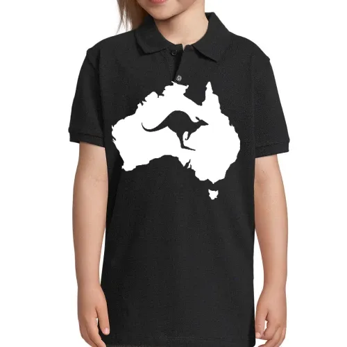 Australien mit Känguru Kinder Polo