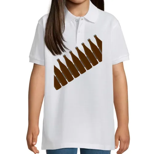 Bierflaschengürtel Shirt Polo