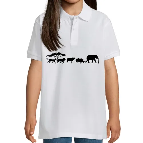 Big Five in der Savanne Kinder Polo