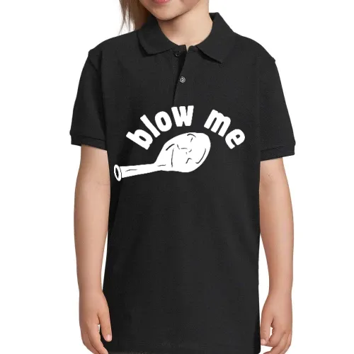 blow me! Blas mich auf Luftballon Kinder Polo