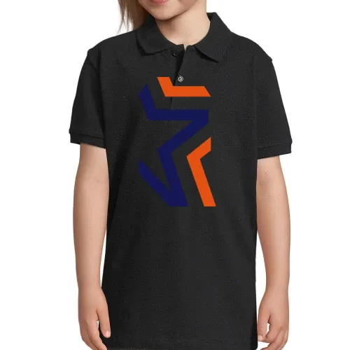 Blue Red Star Polo Kinder Perfect
