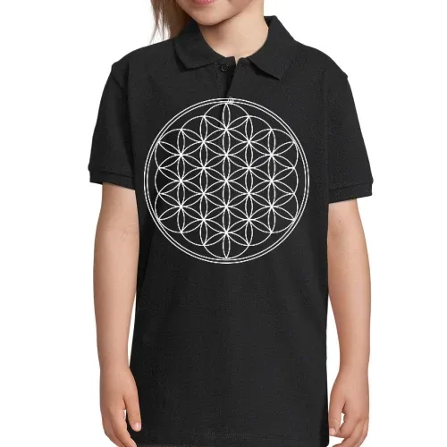 Blume des Lebens Kinder Polo