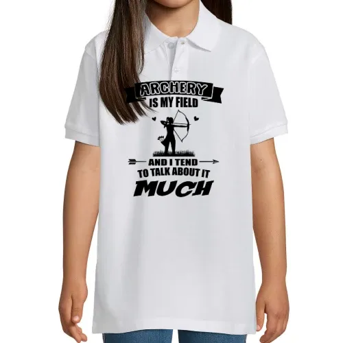 Bogenschießen Ist Mein Ding Bogenschützen Spruch Polo Kinder Perfect