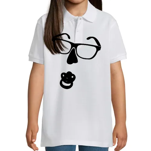 Brille mit Nase und Schnuller Kinder Polo
