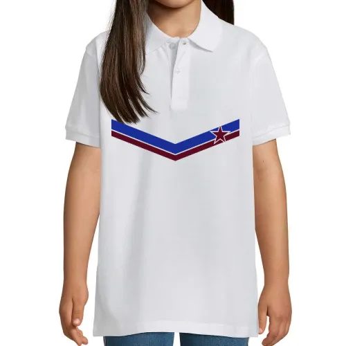 Brust V mit Stern Polo Kinder Perfect