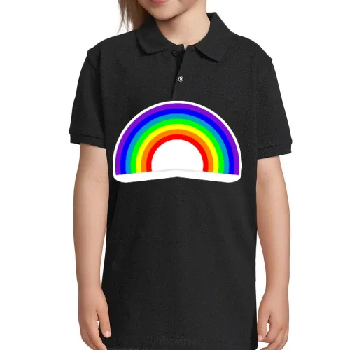 Bunter Regenbogen Kinder Polo Bunter Regenbogen Polo