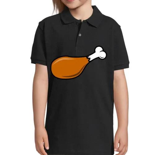 Comic Fleischkeule farbig Polo