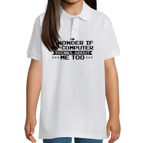 Computer Liebhaber Informatiker Büro Job Admin Polo Kinder Perfect