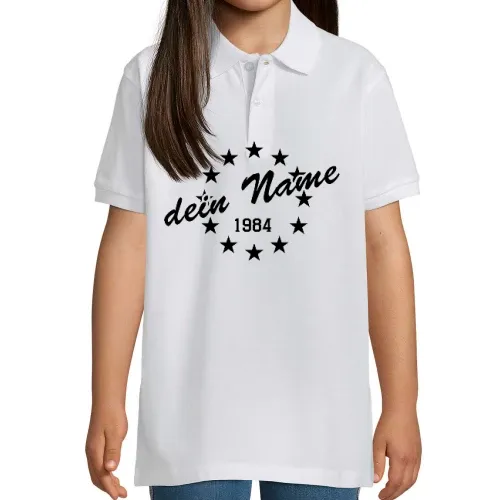 dein Namen in Sternen Polo Kinder Perfect