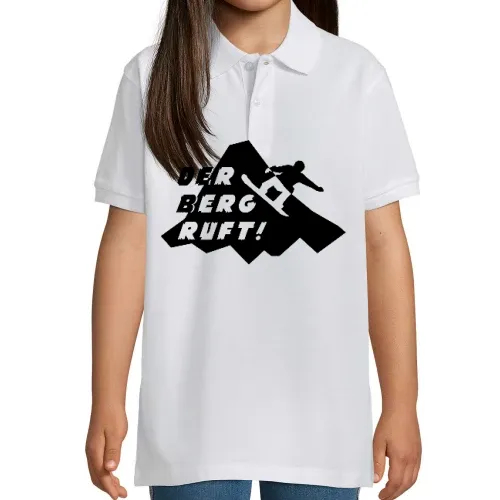 Der Berg ruft Snowboard Polo Kinder Perfect