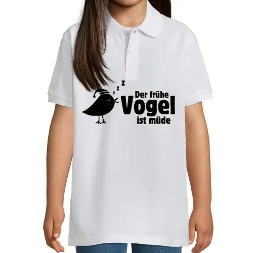 der frühe Vogel ist müde Kinder Polo