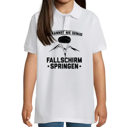Du Kannst Nie Genug Fallschirmspringen Polo Kinder Perfect