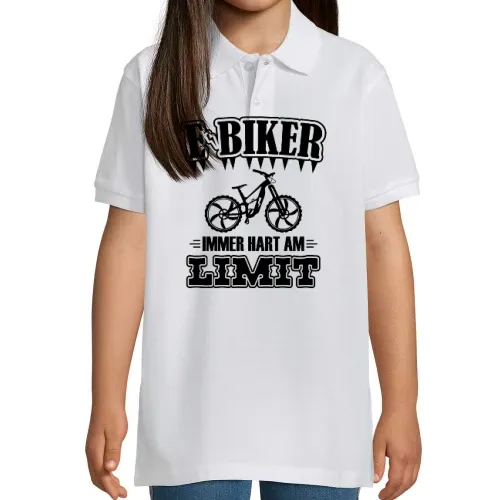 E-Biker Hart Am Limit EBike EMTB Mountainbiker Polo Kinder Perfect