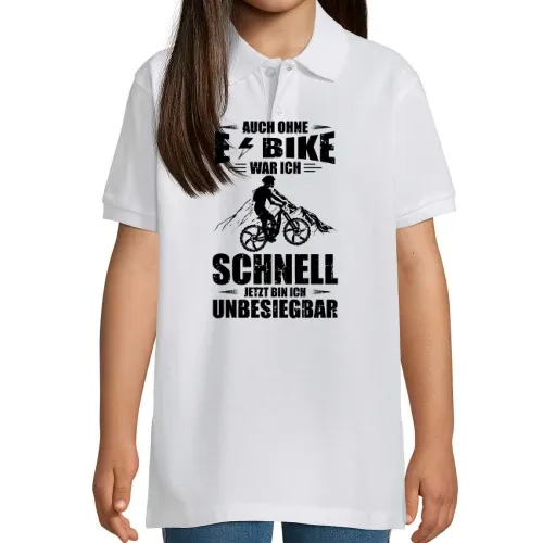 E-Biker Schnell Unbesiegbar Mountainbike Ebike MTB Polo Kinder Perfect