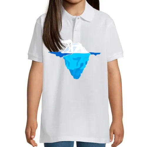 Eisbär auf Eisberg Polo Kinder Perfect