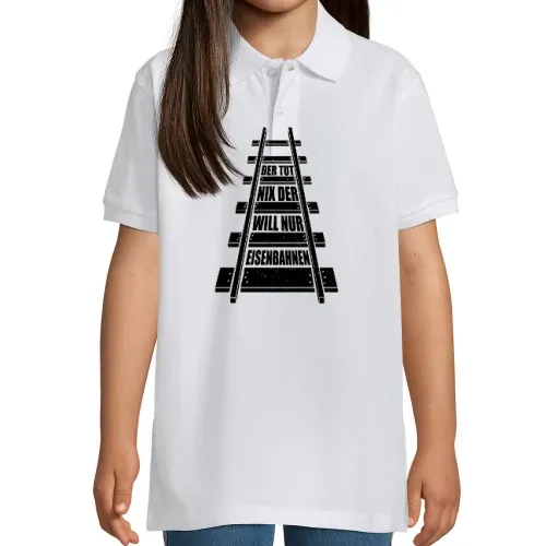 Eisenbahner Spruch Zuggleisen Modelleisenbahner Polo Kinder Perfect