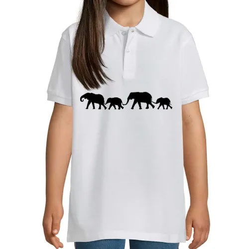 Elefantenfamilie Kinder Polo