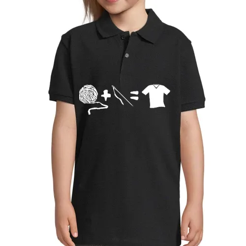 Entstehung eines T-Shirts Kinder Polo Entstehung eines T-Shirts Polo
