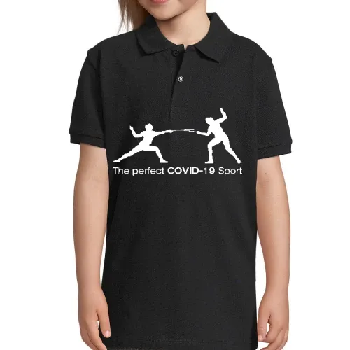 Fechten COVID-19 Sport Kinder Polo