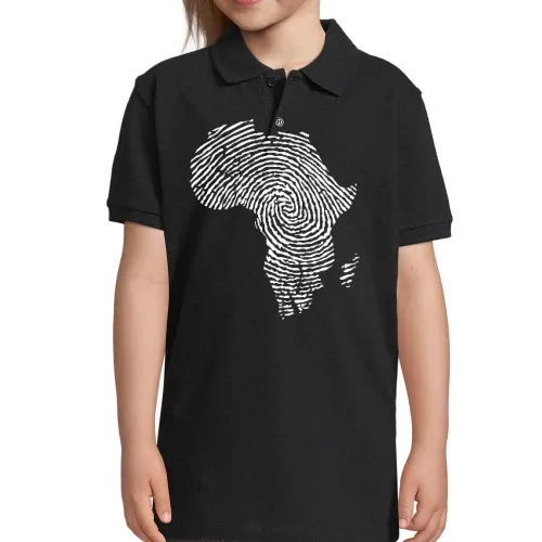 Fingerabdruck Afrika Kinder Polo