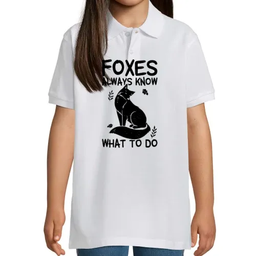 Foxes Know What To Do - Fuchs Fuchsliebhaber Polo Kinder Perfect