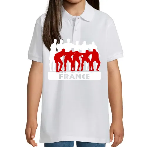 Frankreich France Team Polo Kinder Perfect