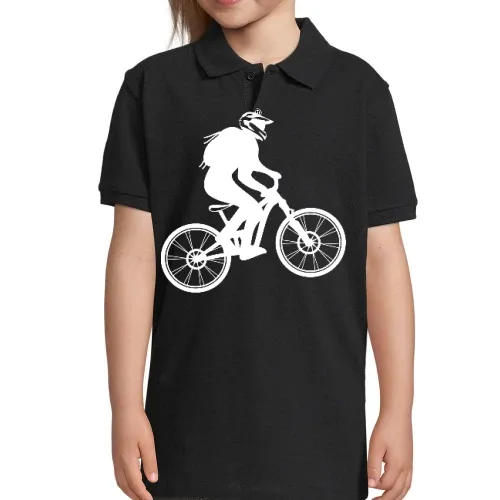 Fully Mountainbike mit Biker Cross Helm - MTB Bike Polo Kinder Perfect