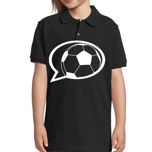 Fussball Sprechblase Kinder Polo