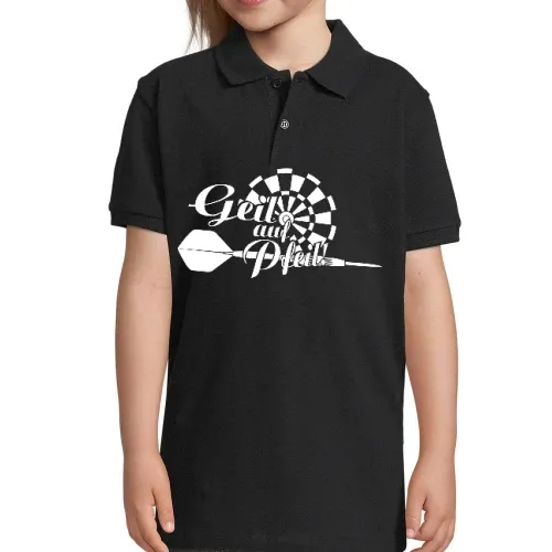 Geil auf Pfeil! Darts Kinder Polo