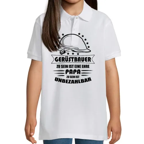 Gerüstbauer Papa Gerüstbau Vater Geschenk Polo Kinder Perfect