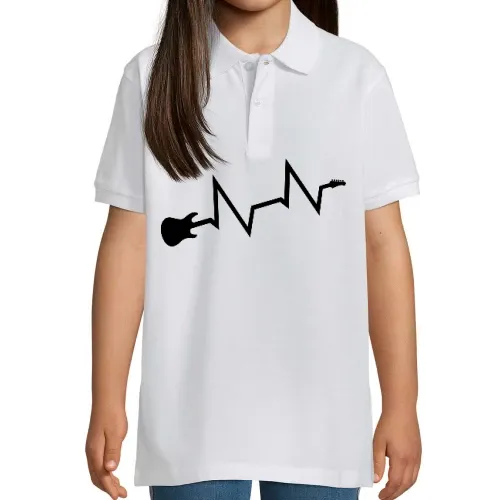 Gitarren Herzschlag Kinder Polo