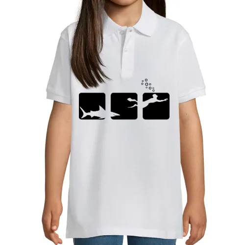 Hai jagt Taucher Kinder Polo
