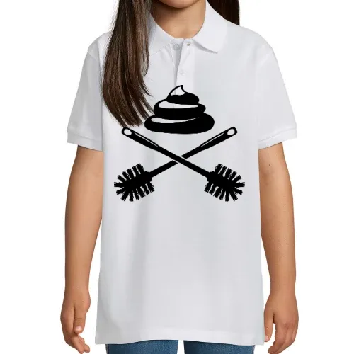 Haufen mit Klobürste Polo
