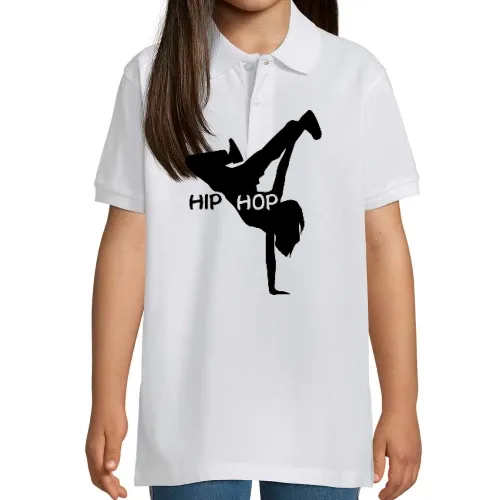 Hip Hop Frau Kinder Polo