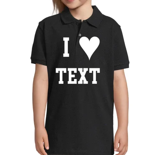 I Love dein Text Polo