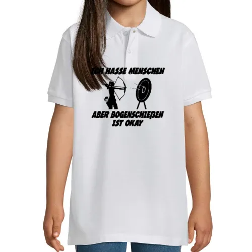 Ich Hasse Menschen Aber Bogenschießen Ist Okay Polo